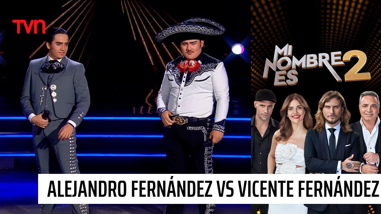 Alejandro Fernández vs. Vicente Fernández: así fue el duelo entre padre e hijo | Mi nombre es 2