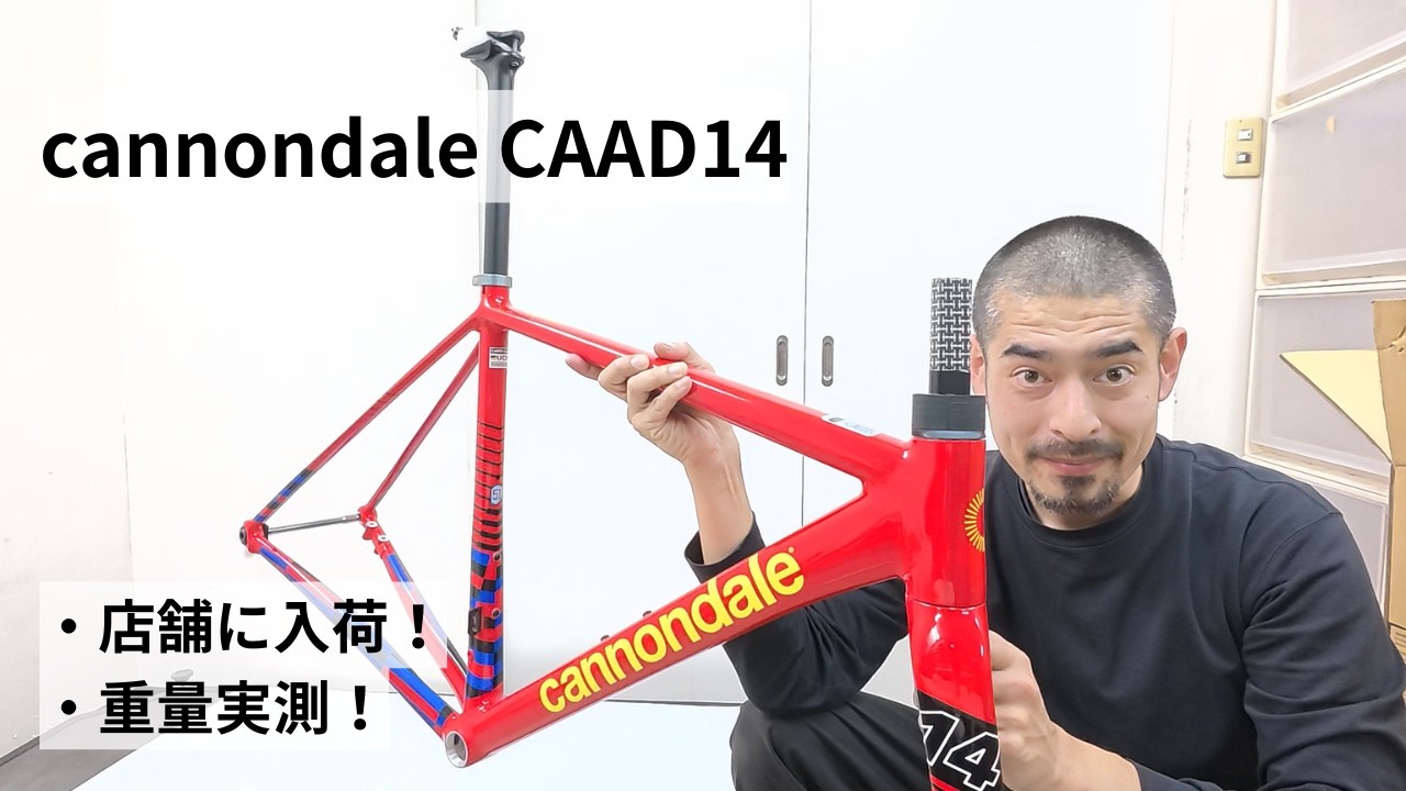 cannondale(キャノンデール) 2026年 新モデル！CAAD14(キャード14)店舗に入荷！！重量実測！