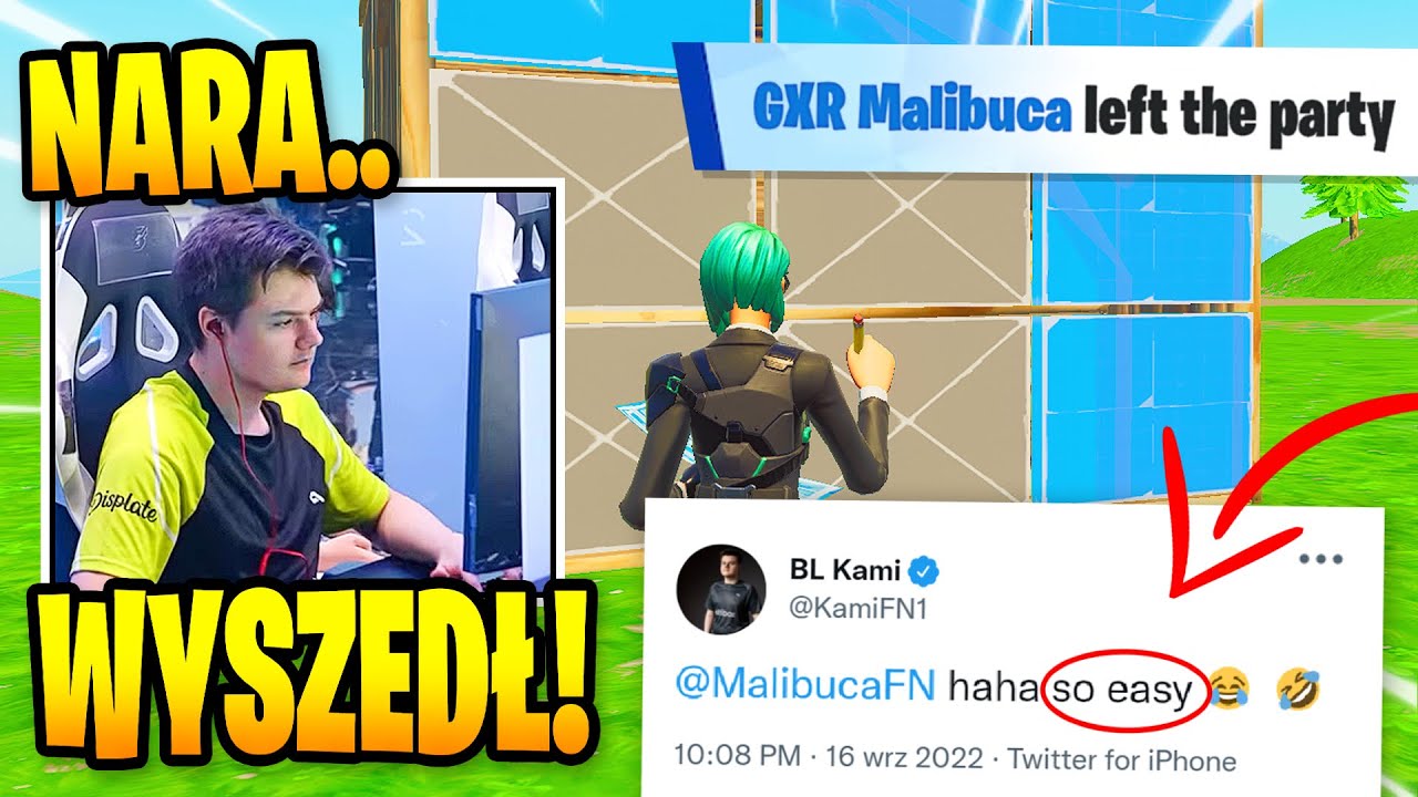 😱 MALIBUCA *PODDAŁ SIĘ* I WYSZEDŁ Z 3vs3 Z KAMIM PACKO I PKR! ~ KULARZ SZOTY