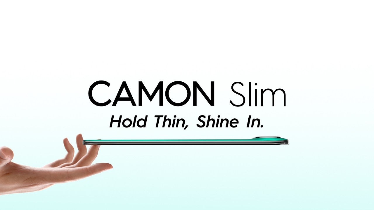 TECNO CAMON Slim | Ультратонкий смартфон с изогнутым 3D-экраном 6,39 мм