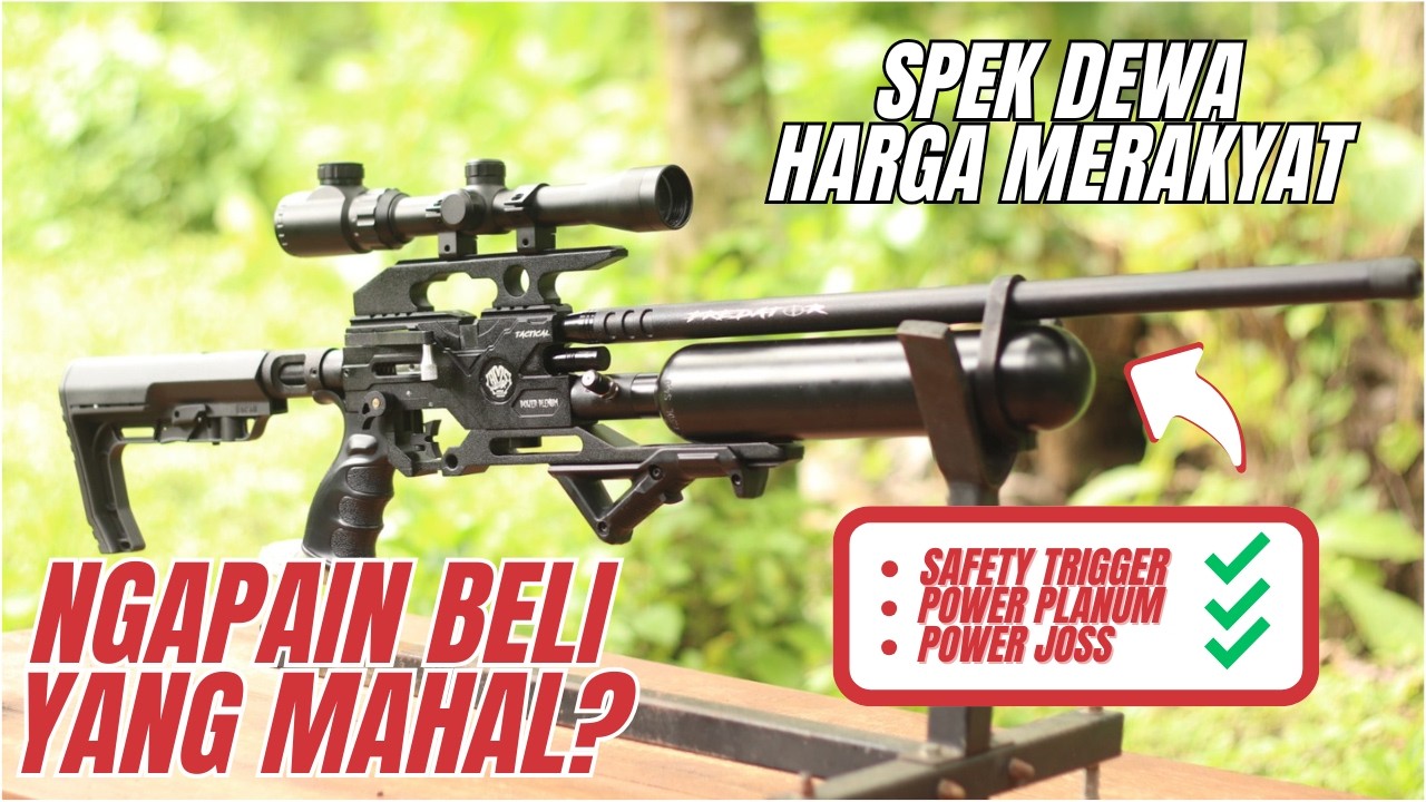 Tonton Video Ini Sebelum Kamu Nyesel Pilih Senapan Angin PCP Predator Bocap Semi CNC 500cc