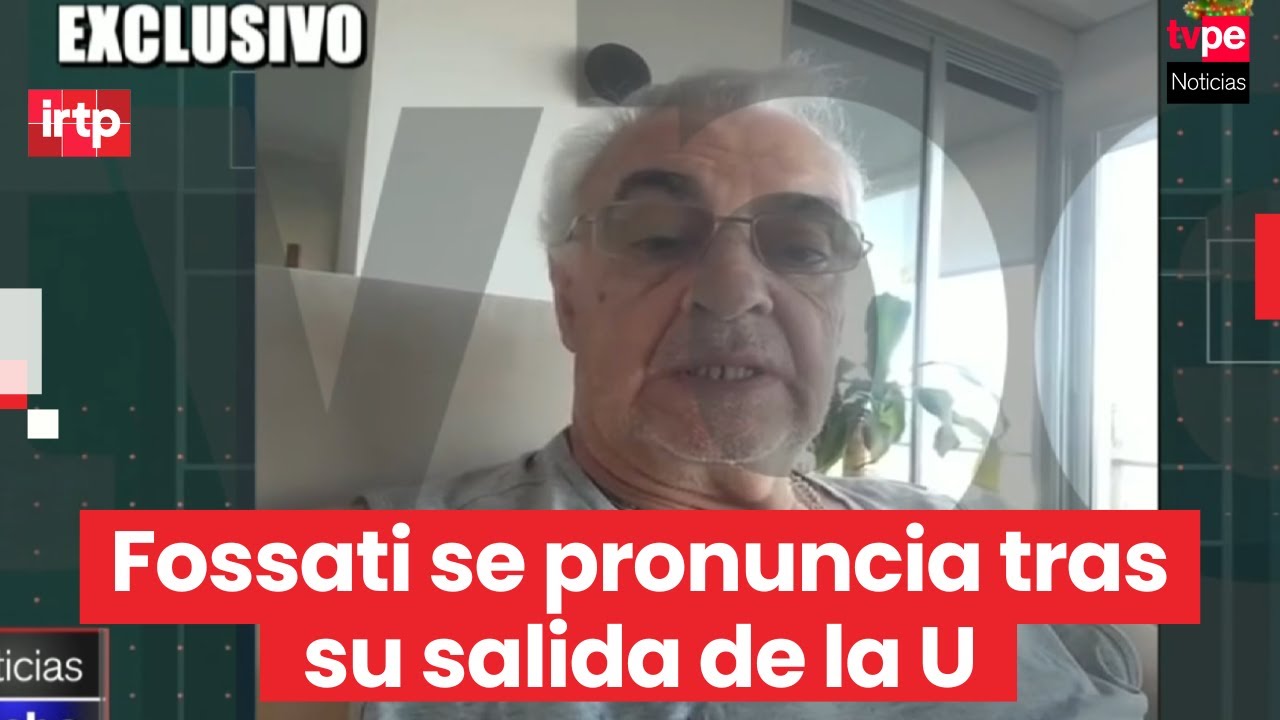 Jorge Fossati rompe su silencio y deja mensaje a la hinchada tras su salida de Universitario