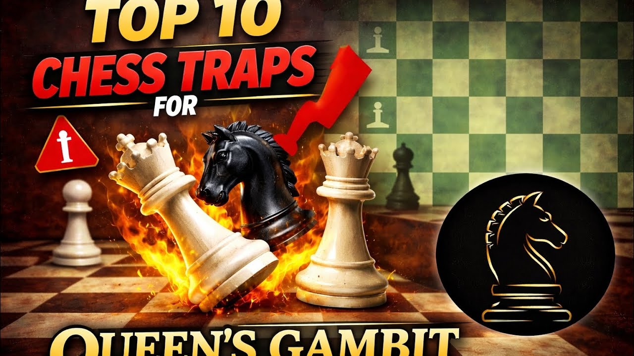 Top 10 chess traps for queens gambit