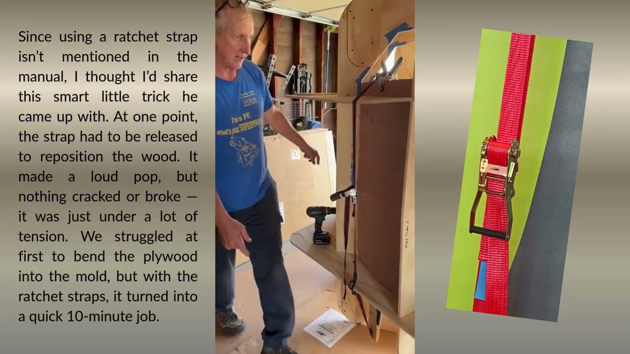 CLC Teardrop Camper Episode 2 Hull Side Up