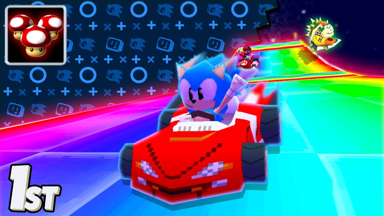 Classic Sonic in Mario Kart DS