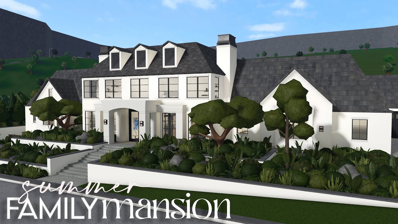 Bloxburg | Summer Family Mansion | House Build