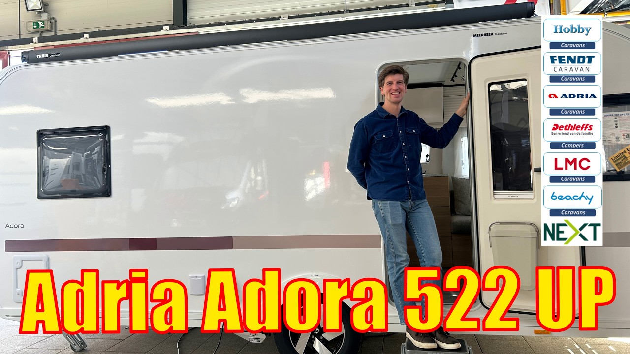 Adria Adora 522 UP nu met 4434,=KORTING bij Meerbeek Caravans & Campers