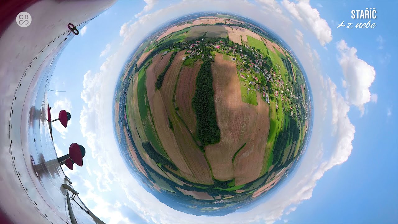 Letecké video Staříč z nebe