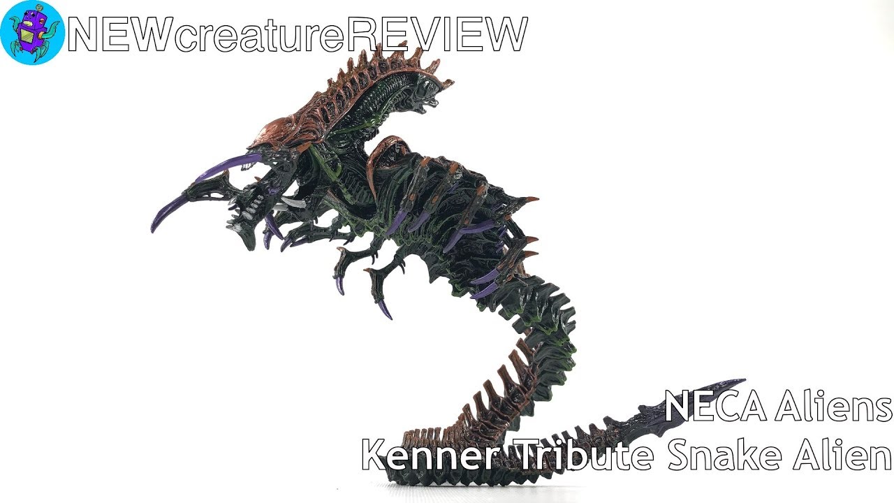 NECA Aliens Kenner Tribute Snake Alien REVIEW
