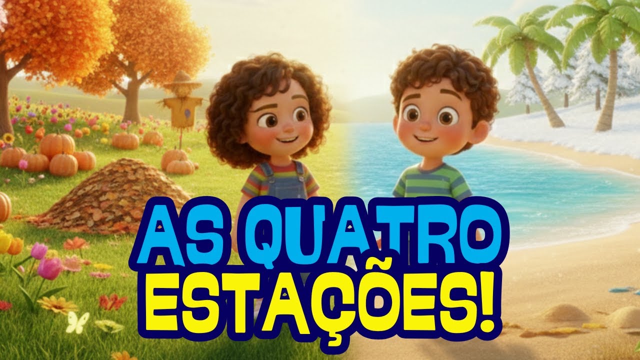 As Quatro Estações do Ano | 🌍☀️ Música Educativa Infantil | Mundo Mibella  #estaçõesdoano