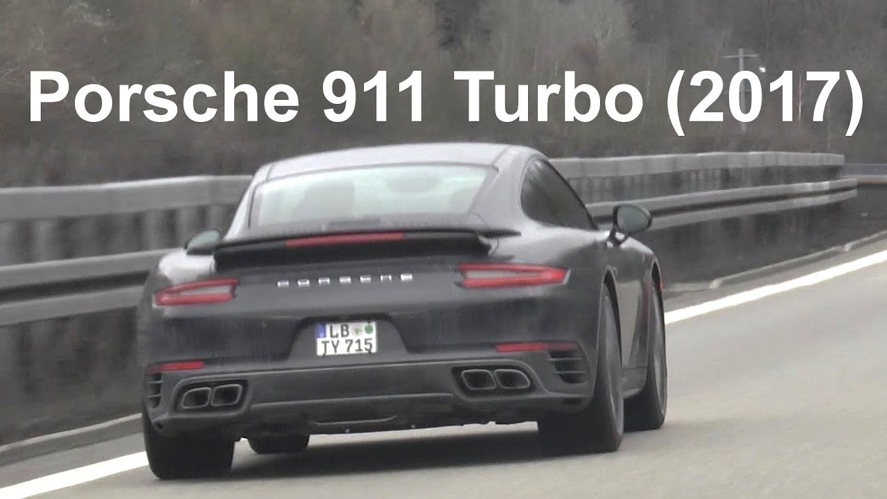 Erlk&ouml;nig - Testwagen - Test car NEW Porsche 911 Turbo S (2017) on the highway - auf der Autobahn