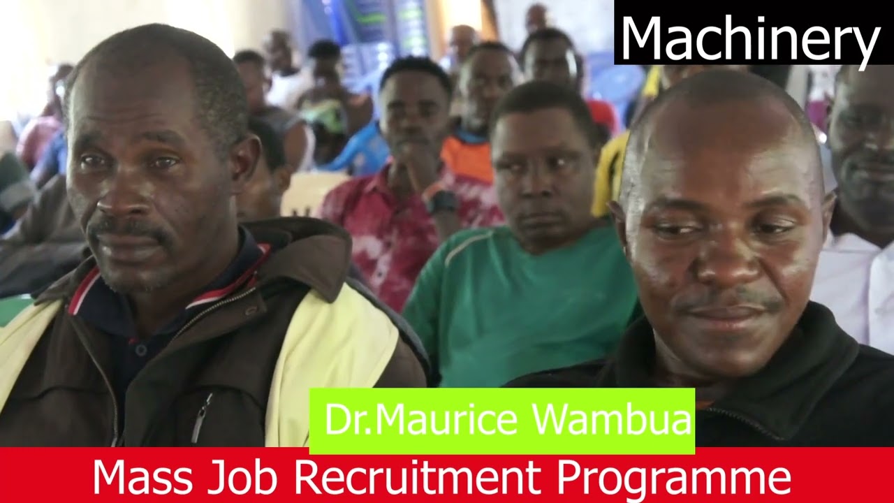 Dr.Maurice Wambua(aka kidero) Full Speech At GNCA Machinery
