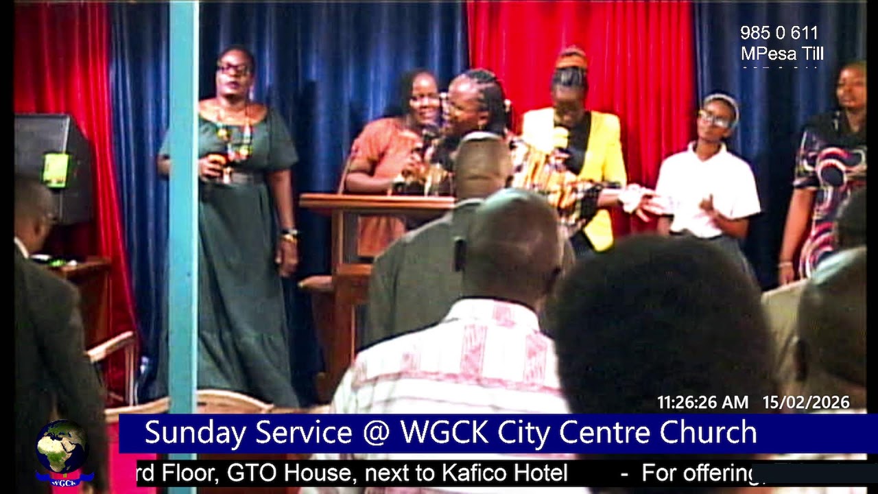 Welcome to our Sunday Service 15TH, FEB 2026