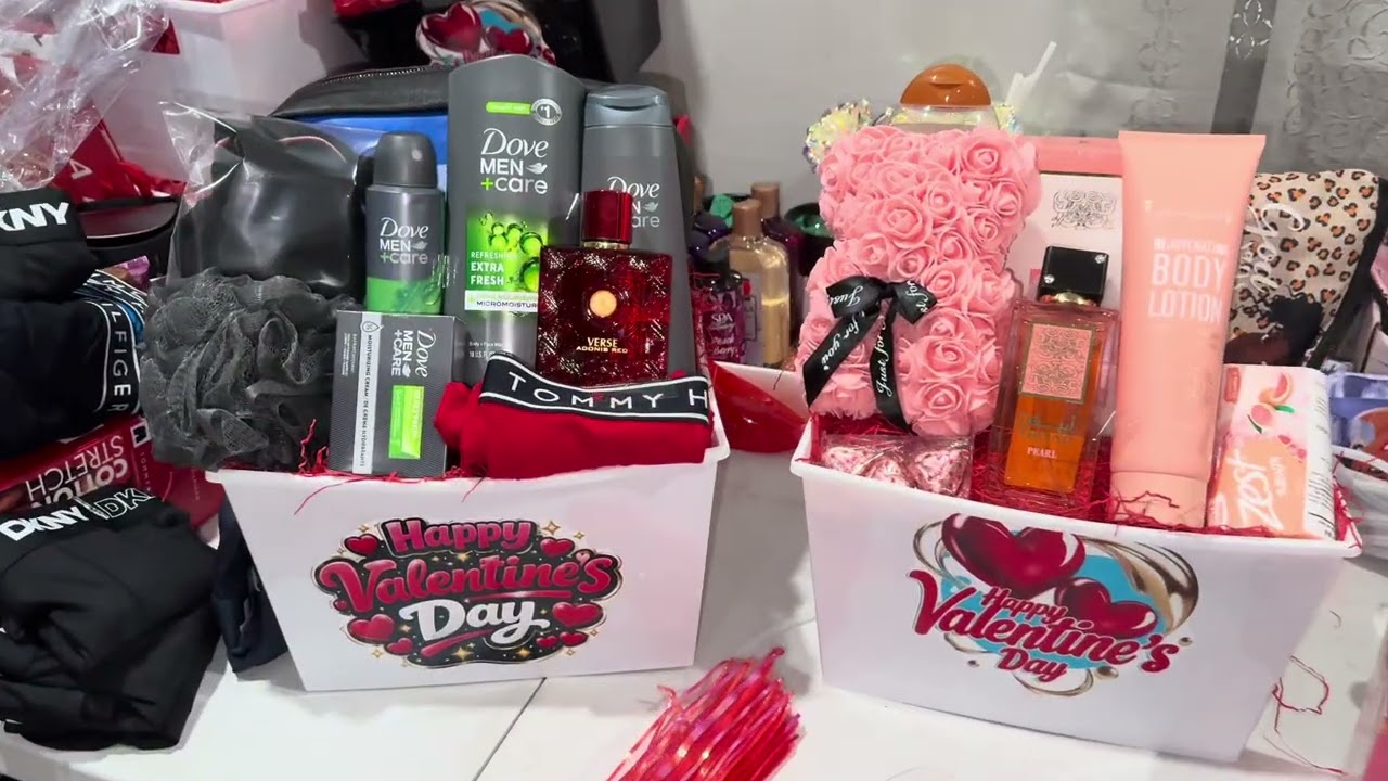 Making gift baskets to sale for Valentine’s Day 2026 | DIY valentine’s Day Gift Baskets for Men