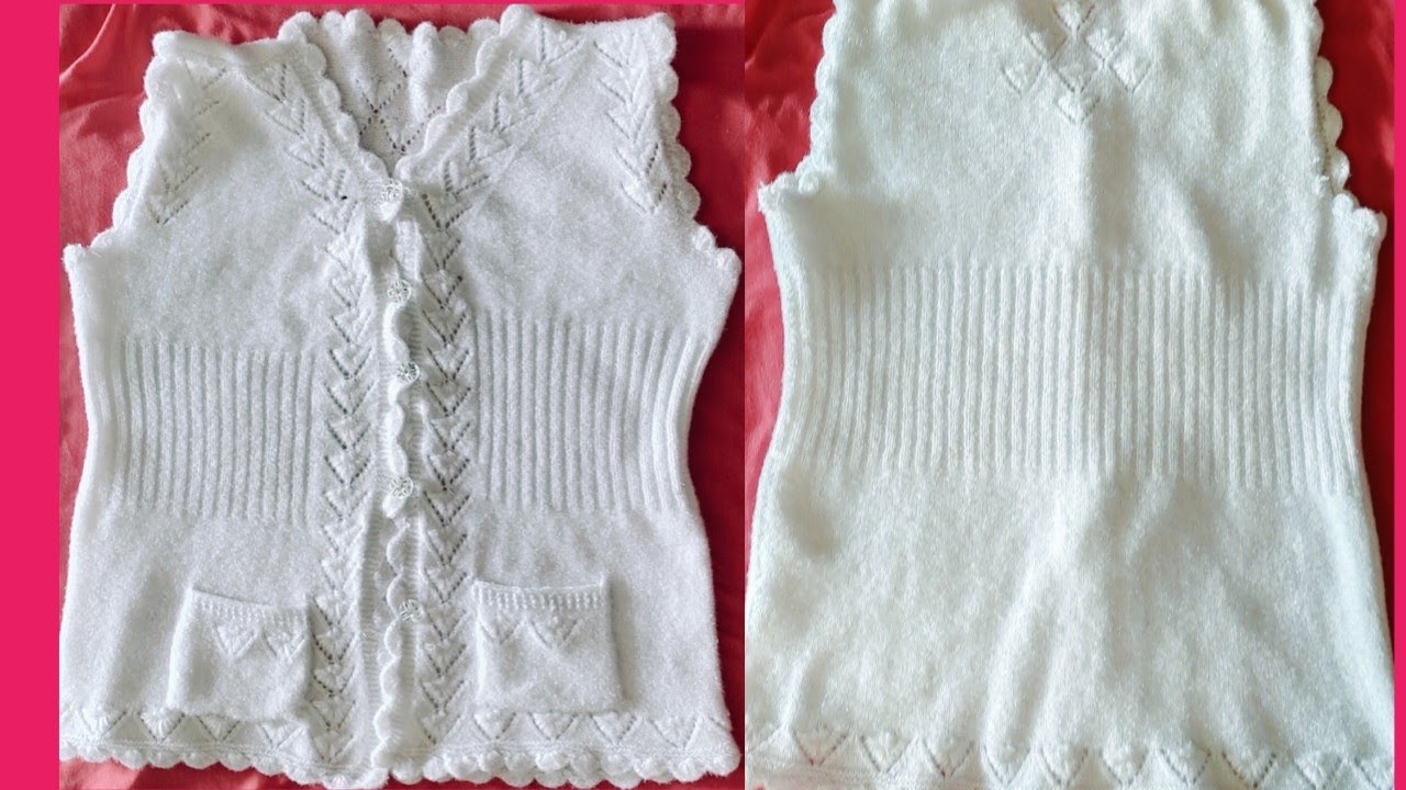 white jacket design#knit #sweater #bunti # white jacket
