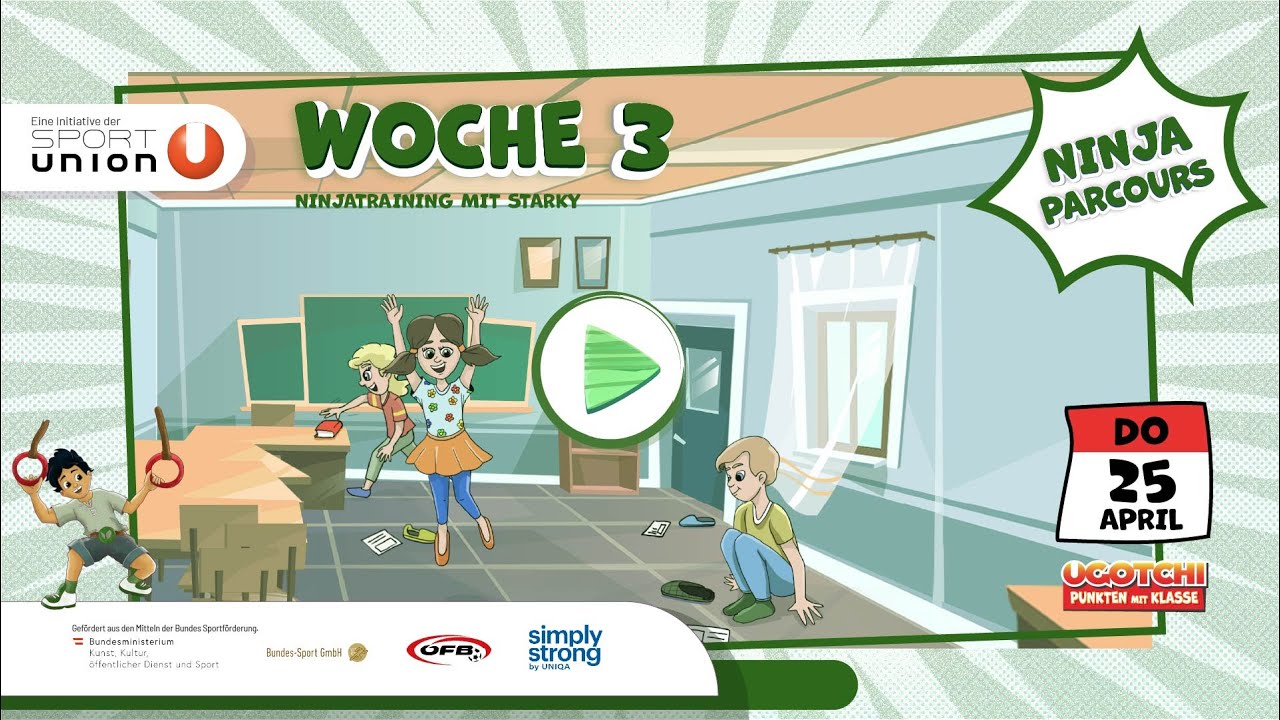Woche 3 Donnerstag / Ninja Parcours / UGOTCHI - Punkten mit Klasse 2024