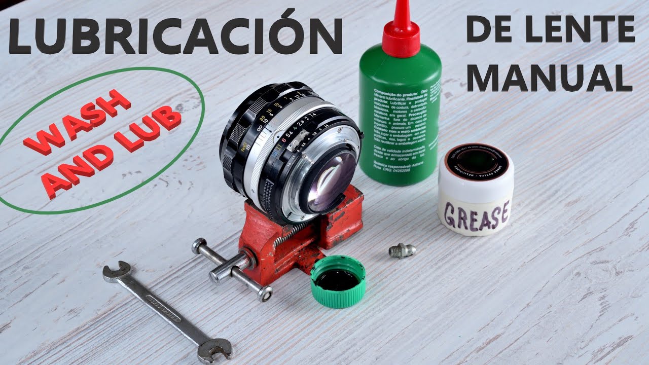 ¿Cómo Lubricar un Lente Fotográfico Manual? | Engrasamos un Lente Antiguo Nikon y Mira el Resultado