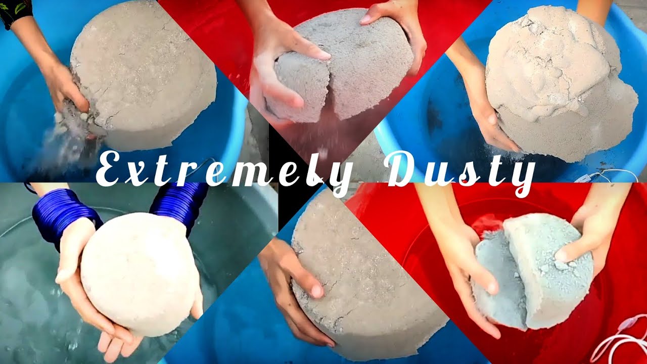 😷 Nonstop Dusty Pure Dirt Texture water Crumbling • Dipping • Satysfying ASMR EDIT 🍯