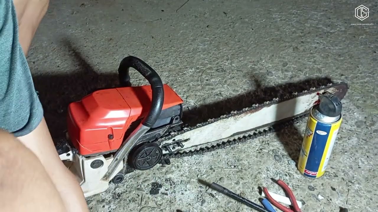 STHIL MS 383 CHAINSAW OIL PUMP REPAIR PROCESS ‼️