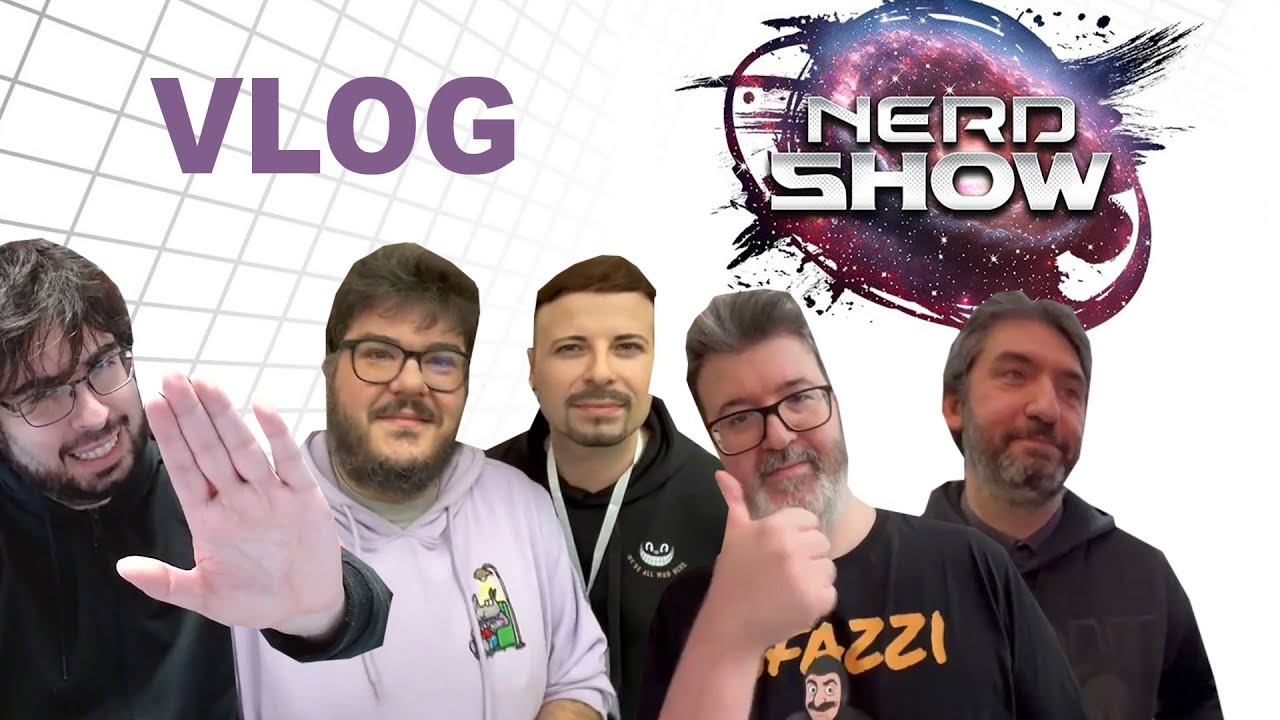 NERD SHOW BOLOGNA 2026 - VLOG con MATIOSKI, RINOCERONTE VIOLA, MR ROB, FILIPPO EFFE