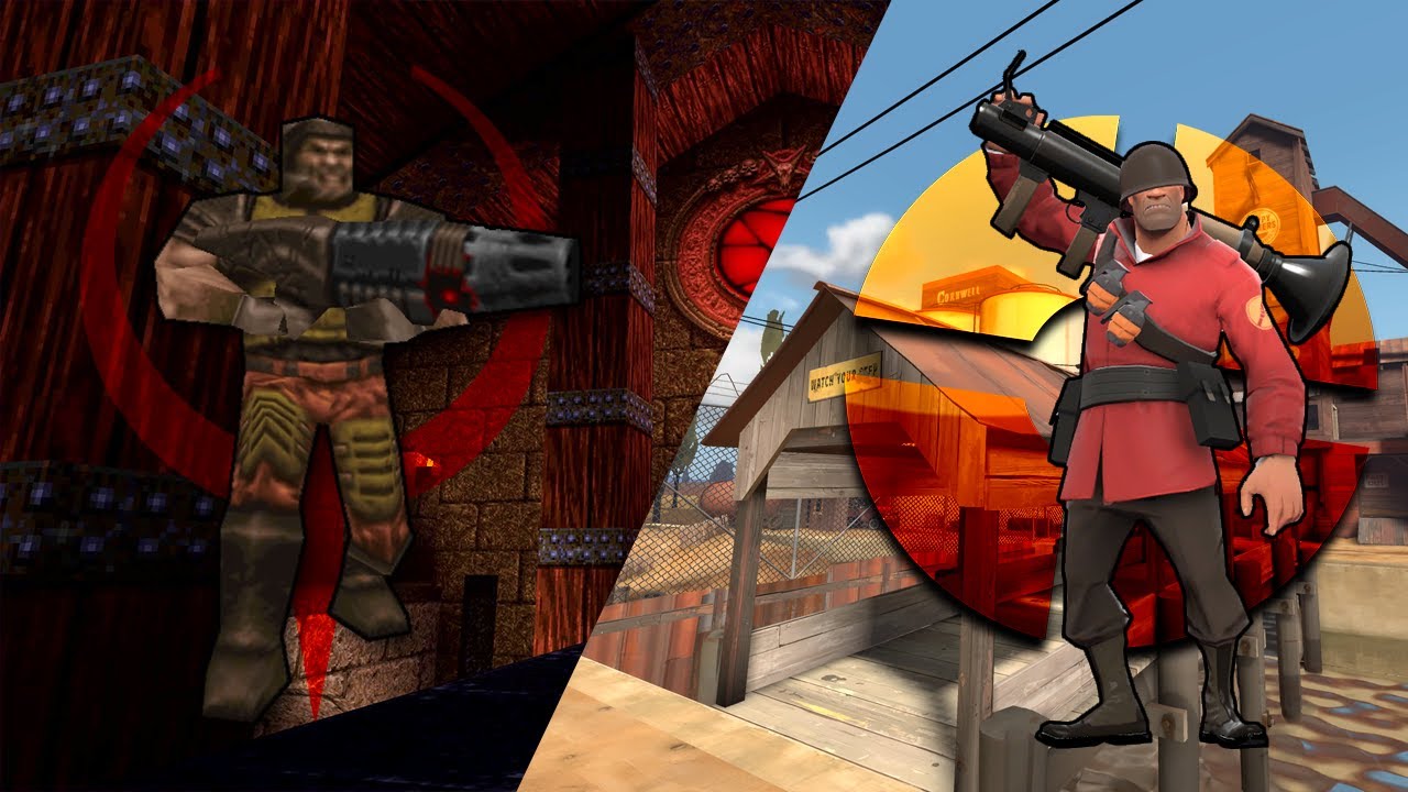 Team Fortress 2's DNA: Quake