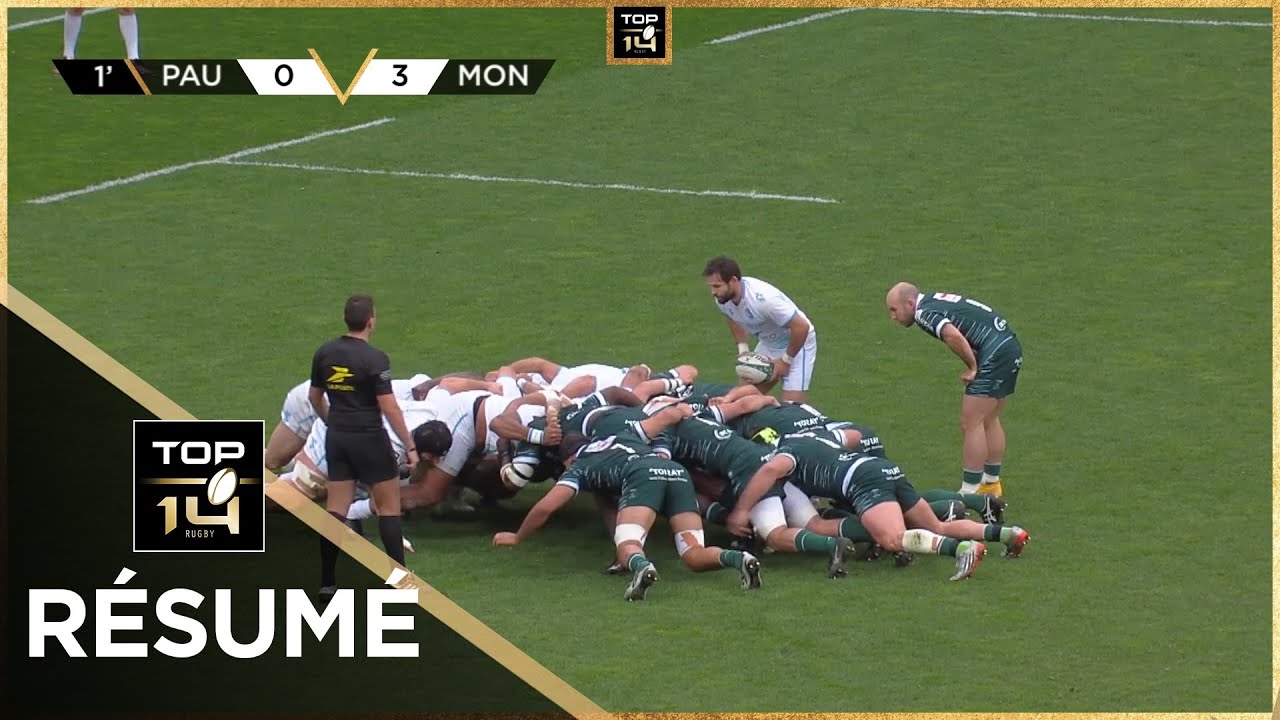 TOP 14 Saison 2024-2025 J19 - R&eacute;sum&eacute; Section Paloise - Montpellier H&eacute;rault Rugby
