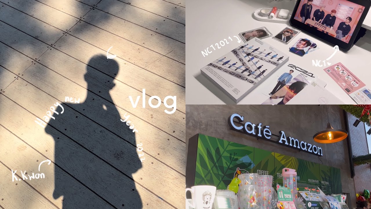 Vlog | ฉีดวัคซีนเข็ม2 แกะอัลบั้ม NCT2021 ห่ออัลบั้ม แกะพัสดุ ฉลองปีใหม่🎉 กลับบ้าน | K.Kwon