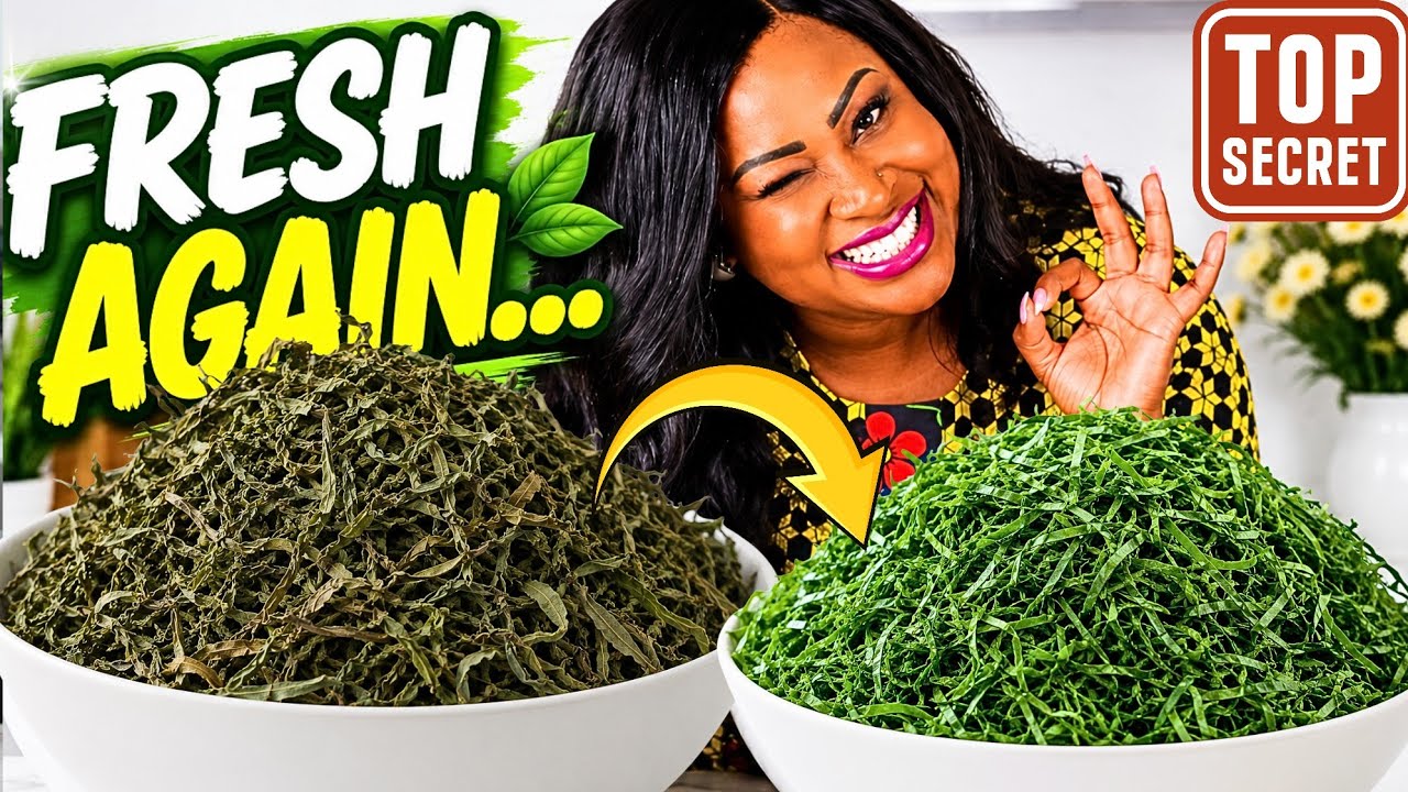 2 Ways I Make Dried African Leafy Greens Fresh Again Abroad. Easy and Quick
