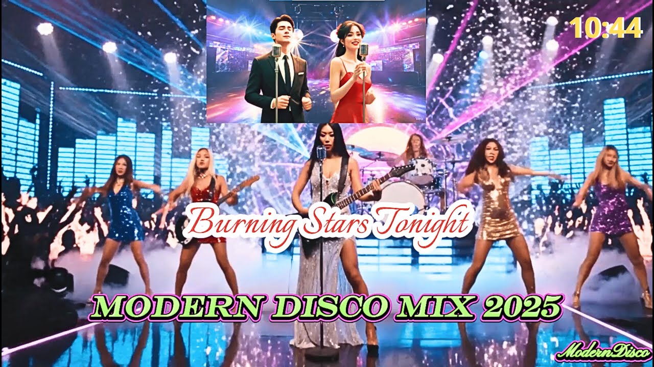 Modern Talking - Disco Remix 2025 - Burning Stars Tonight & Run To My Heart Again