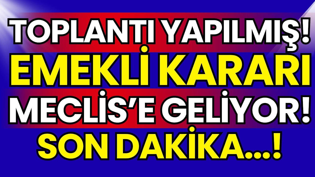 Son Dakika! Emekli Kararı Erdoğan'ın Ardından Meclis'e Geliyor! İşte Kabine Sonrası Yaşananlar!