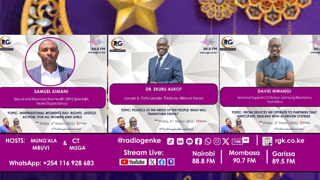 Jambo Kenya! Take a seat, grab your coffee and tune in to #ThePeoplesBreakfast. #HomeOfHardTruths