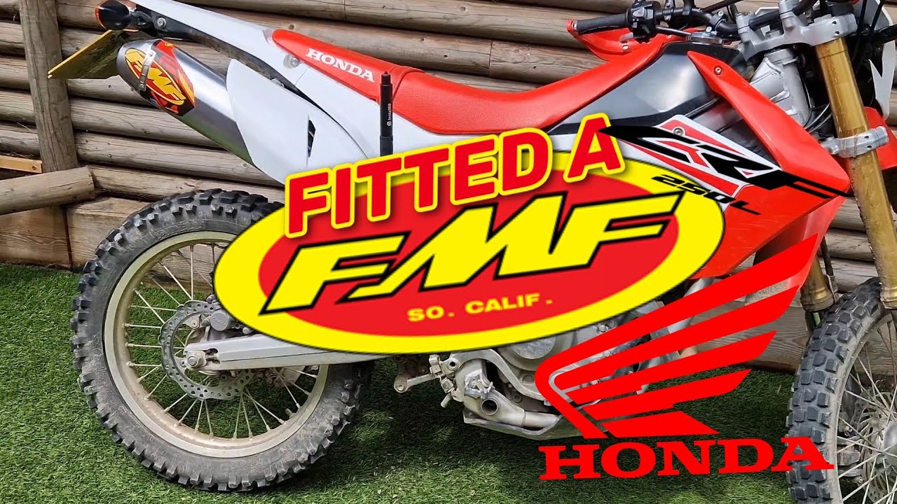 Fitting my FMF Power Core 4 Motovlog &bull; Honda CRF250L