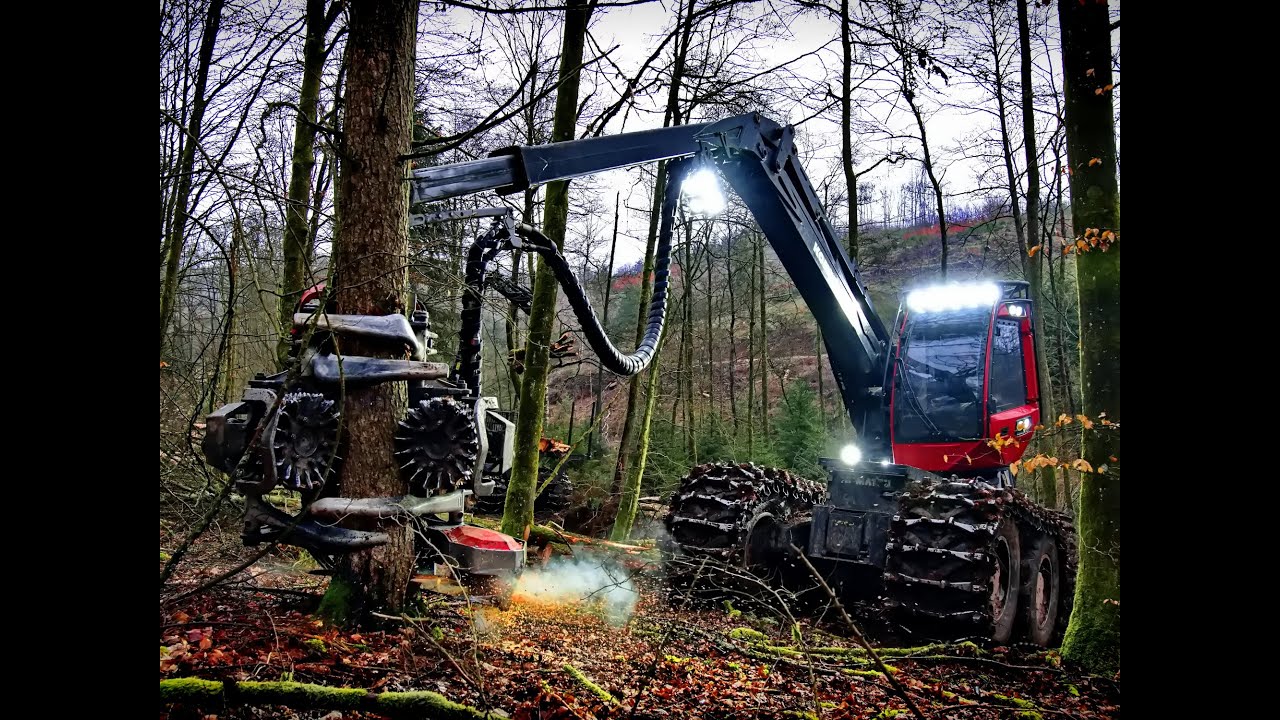🌲*Durchforstung* • Komatsu 951 & C164 & John Deere 1510E • HarvesterAction • heavy • Fast working🌲