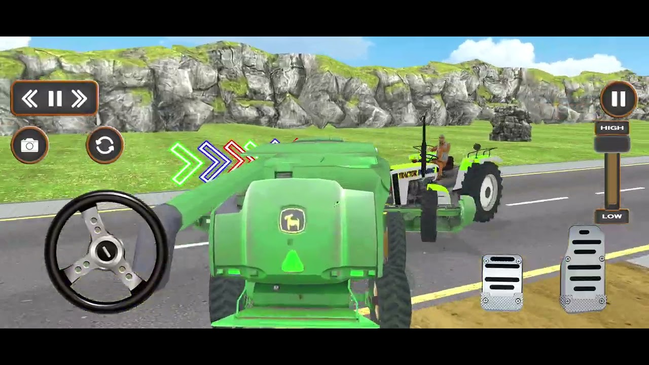 CARTOON GAME. TRACTOR TRACTOR WALA GAME TRACTOR hai #trending #gaming #youtubeshorts #volg 