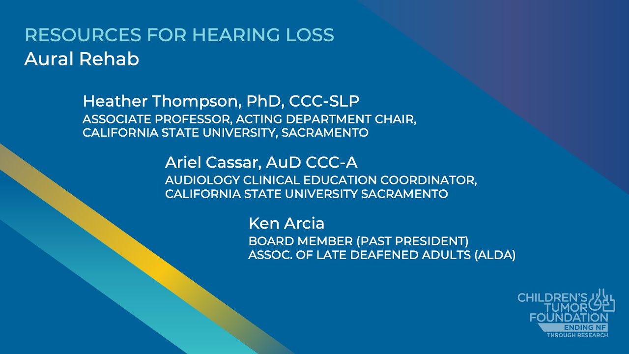 2023 NF Summit: Resources for Hearing Loss