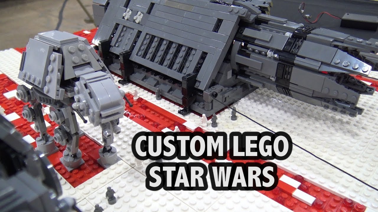 LEGO Star Wars Battle of Crait with Lights | Philly Brick Fest 2018