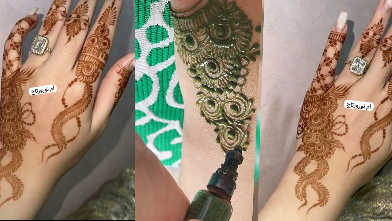 نقش الحناء هندي✅ henna designs compilation aesthetic henna design how to draw ❌henna designs on hand