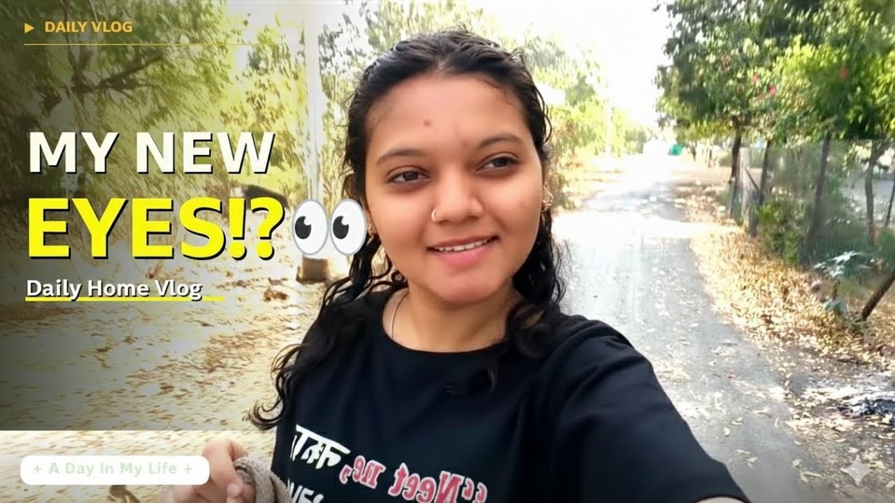 My news eyess!!?? DAY 2 @ HOME🥸