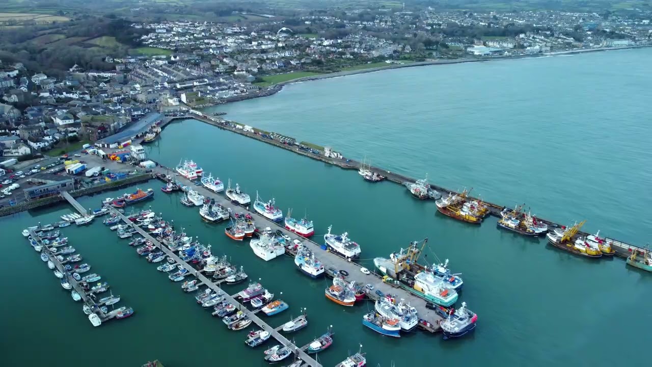 Mousehole / Newlyn Pier and Harbour - Cornwall - Mavic Mini Drone - 4K