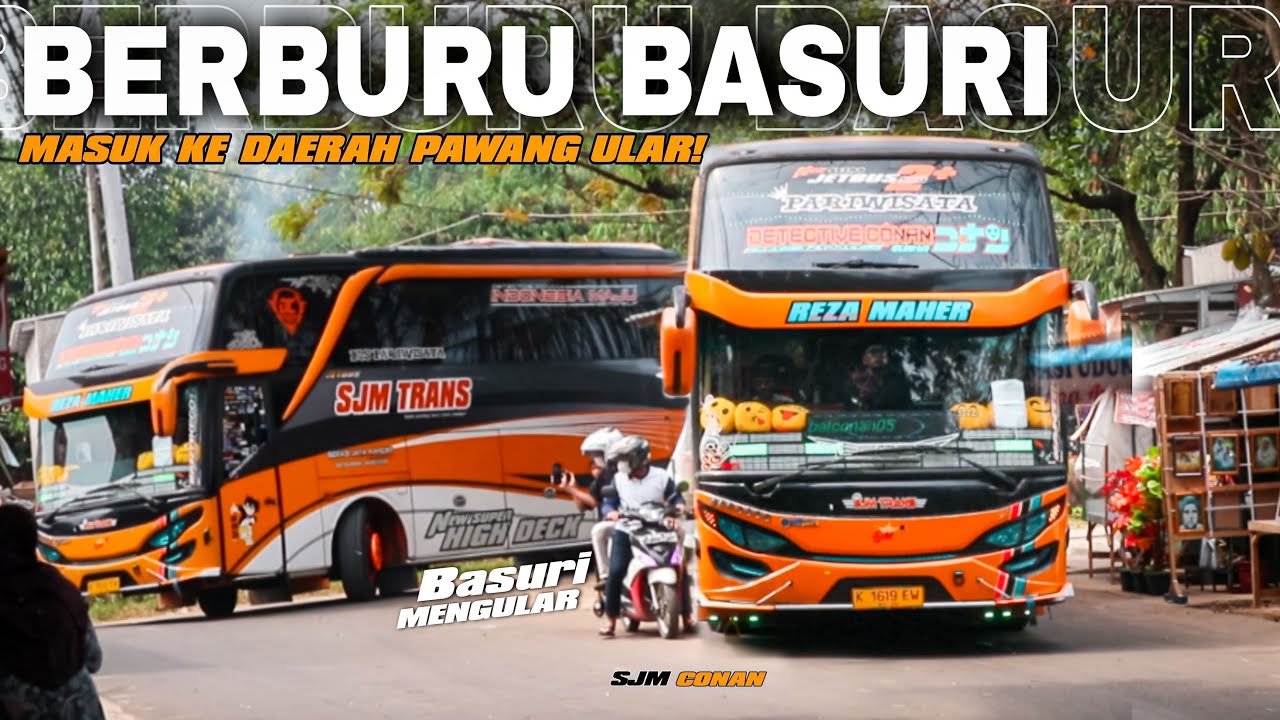 Telolet Basuri SJM conan | Losss Tanpa Henti!! | Berburu Basuri Mengular Suoss di Jalan