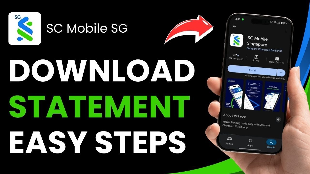 How to Download Standard Chartered Statement PDF