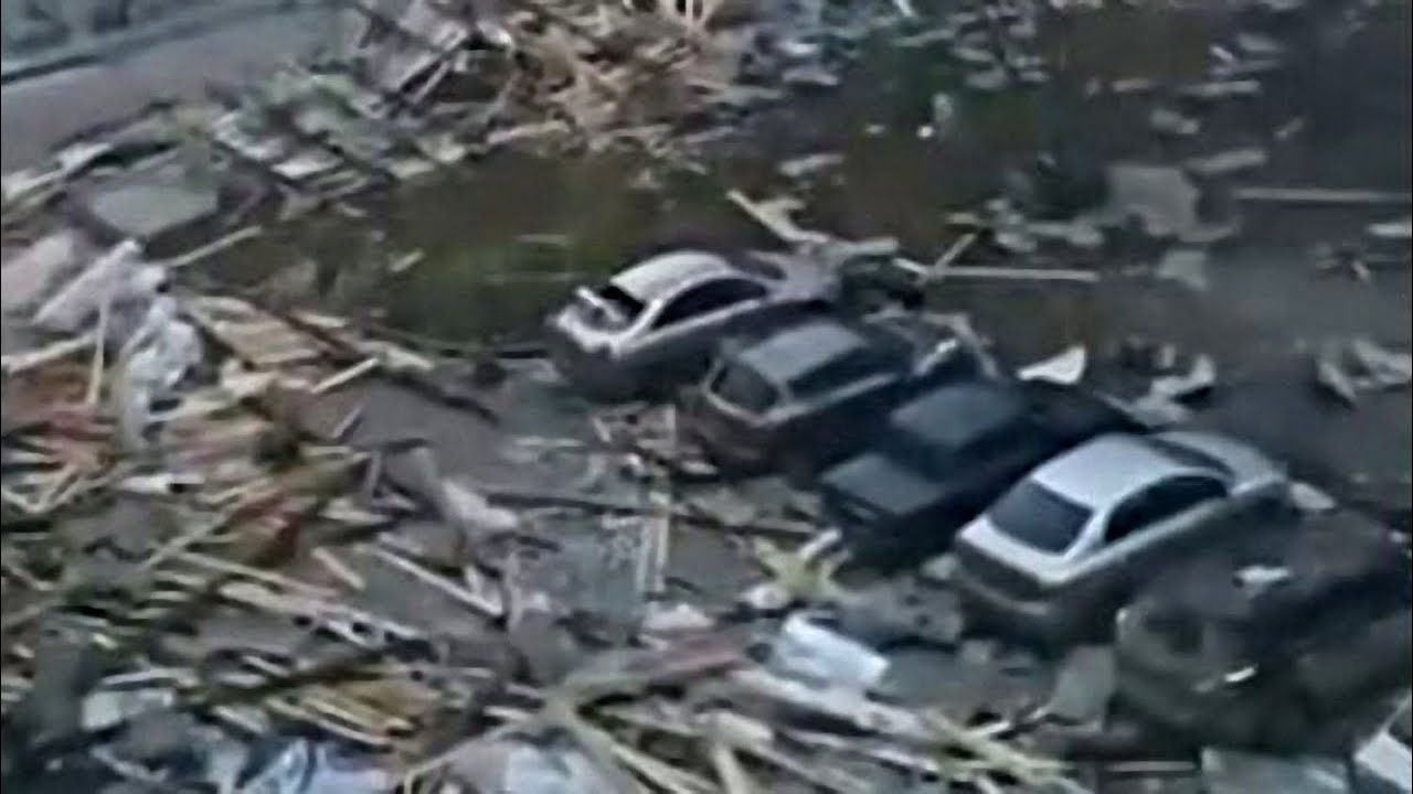Сильнейший ураган в Сибири 19 ноября 2023 года. Нарезка видео. Часть 2