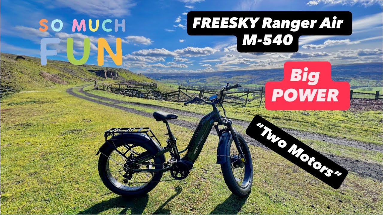 &laquo;Потрясающий&raquo; электровелосипед Freesky Ranger Air M-540 с двумя двигателями 👍👍👍👍👍