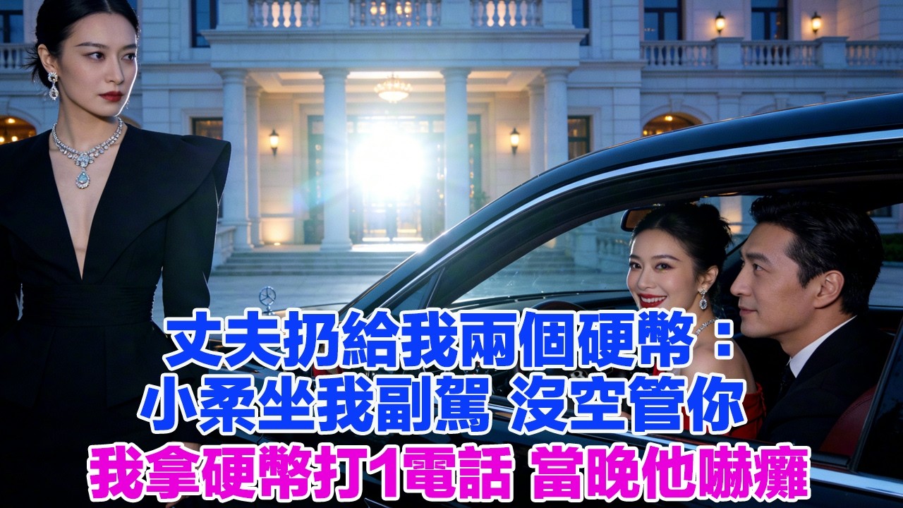 丈夫扔給我兩個硬幣：小柔坐我副駕 沒空管你我拿硬幣打1電話 當晚他嚇癱！#正能量 #故事分享 #生活經驗 #情感