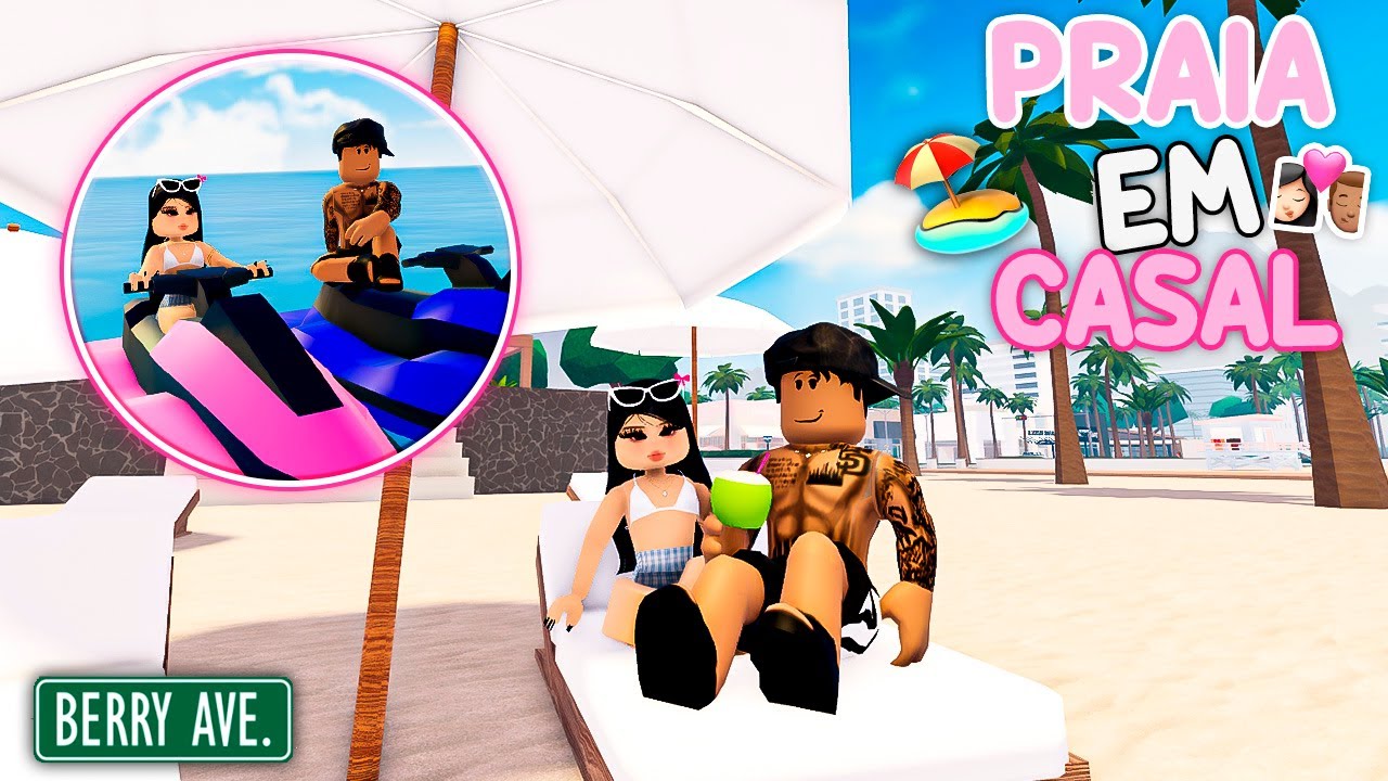UM DIA DE PRAIA COM MEU NAMORADO no BERRY AVENUE! ❤🏖