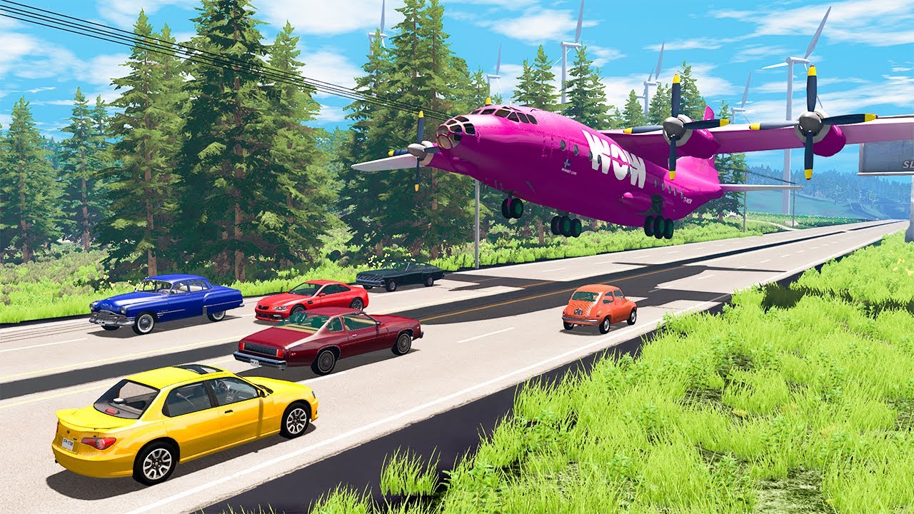 Airplane Crashes #20 - BeamNG DRIVE | SmashChan