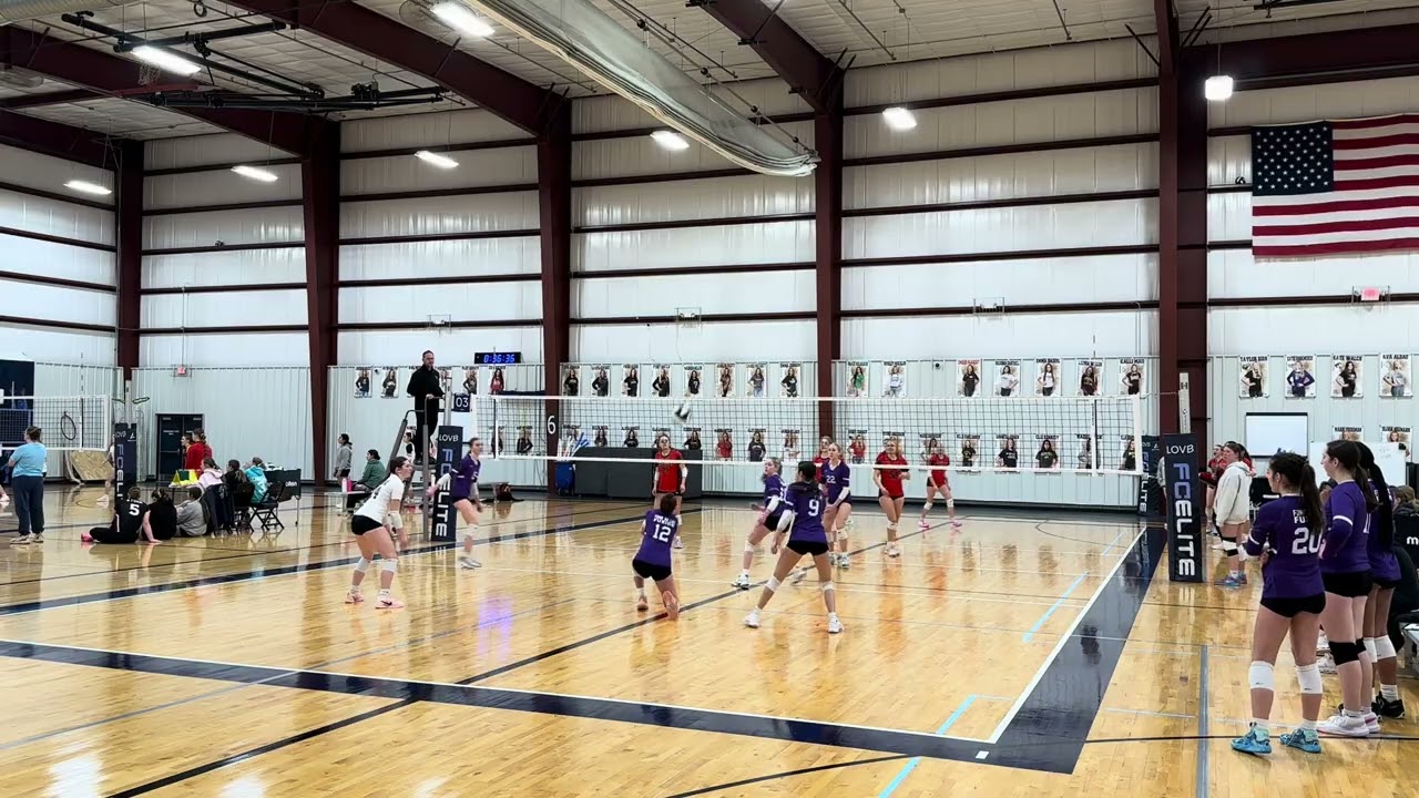 Blaze 15U white v Fondy Fusion 14 Purple set 2