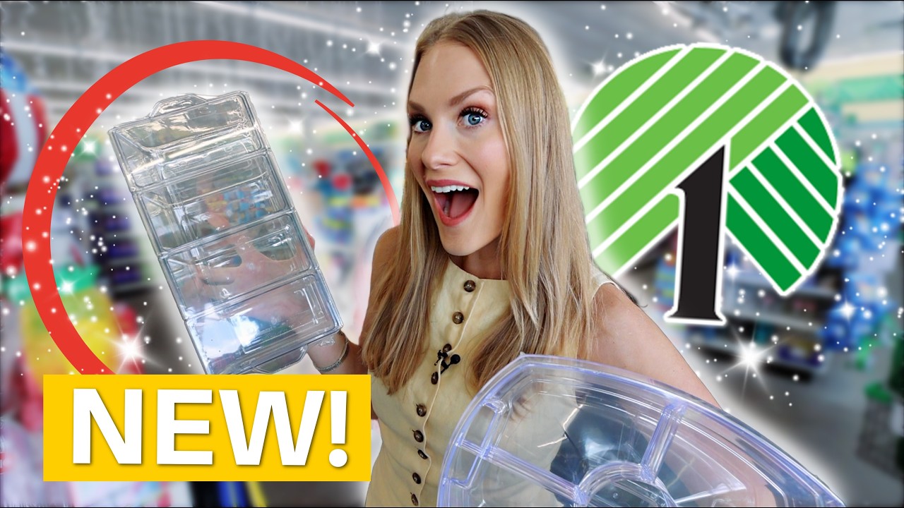 Dollar Tree *Just Dropped* NEW Organizing Products! 🎉 (Pantry Makeover Inside!)