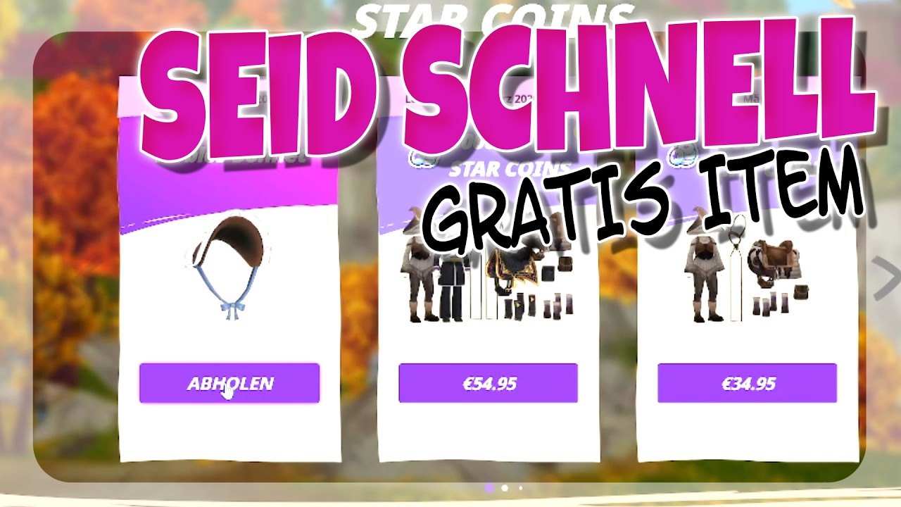 GRATIS ITEM 🐴 SEID SCHNELL | StarStable [SSO]