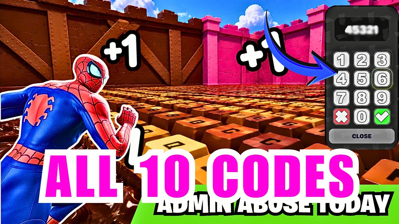 ALL SECERT CODES +1 Speed Keyboard Escape [Parkour] FORTNITE